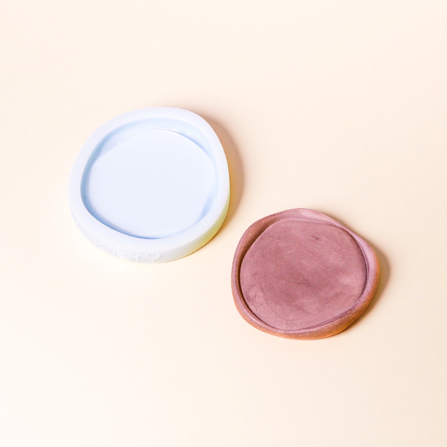 Organic Ripple Coaster Silicone Mould (no.132)