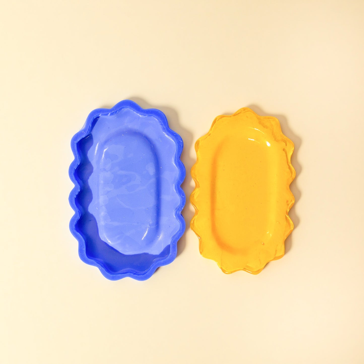 Scallop Edge Oval Dish Silicone Mould (no.143)