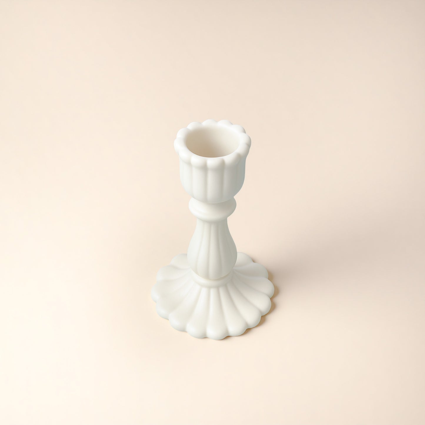 Scalloped Candle Holder Silicone Mould (no.146)
