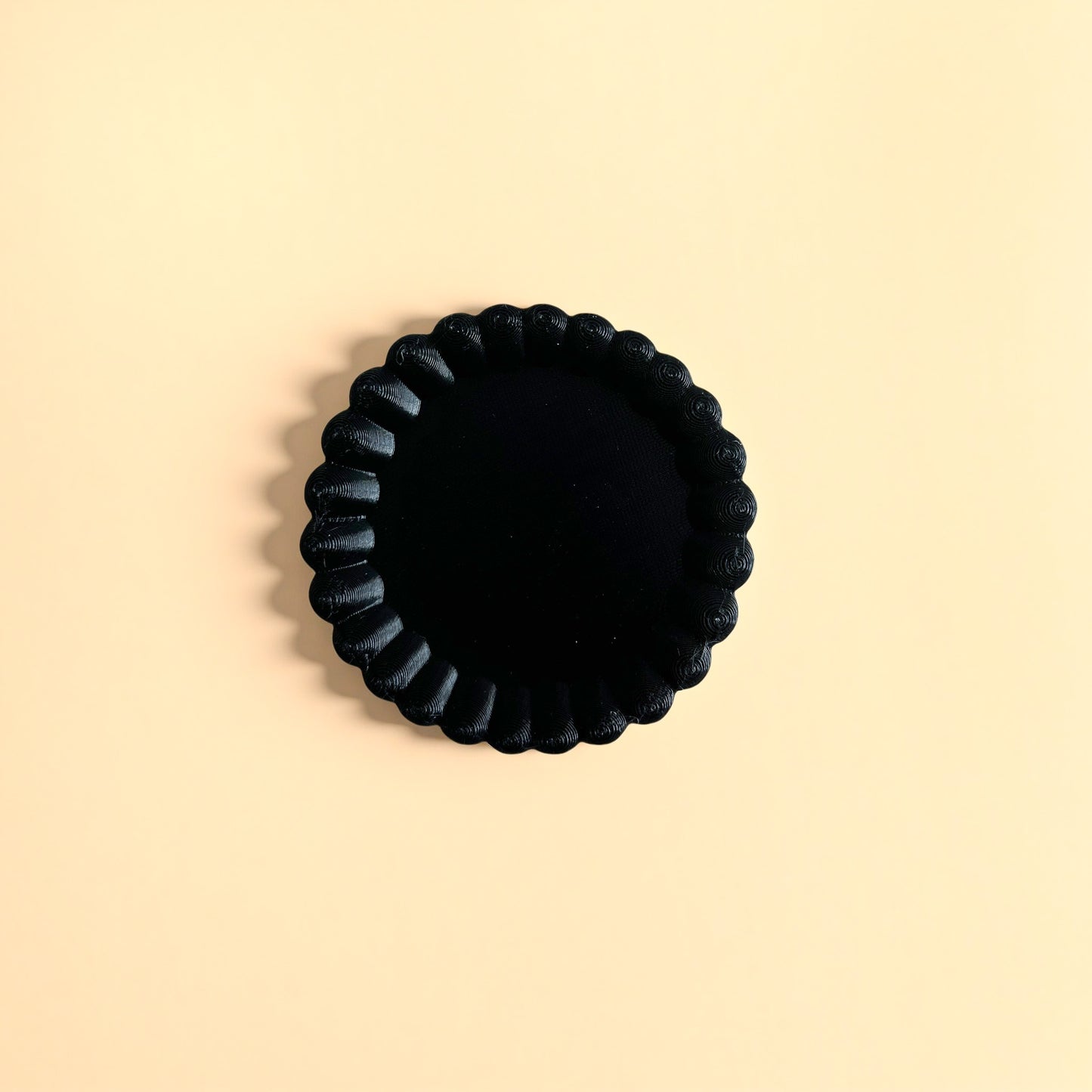 Ripple Edge Round Coaster Silicone Mould (no.147)