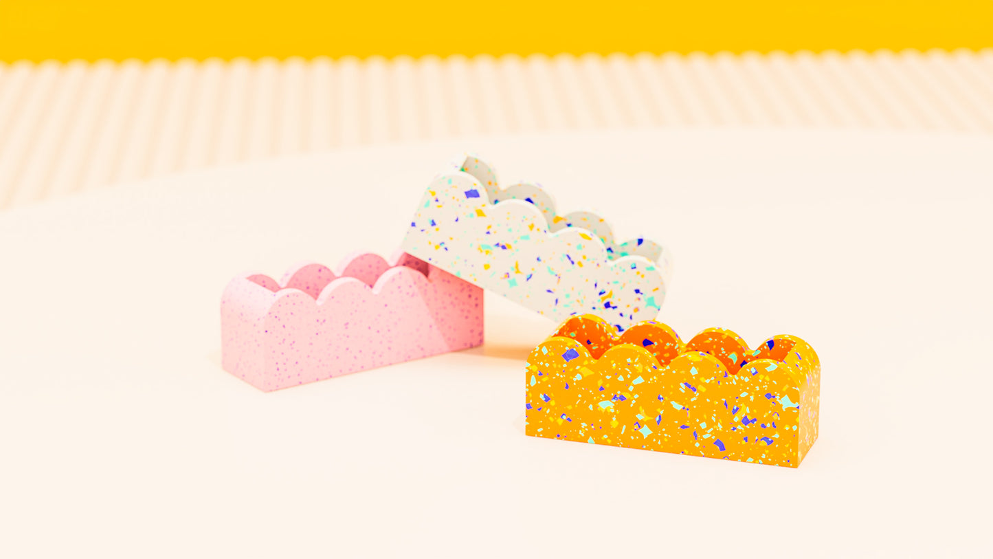 Scalloped Edge Card Holder Silicone Mould (no.164)