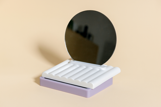 Wavy Mirror Holder Silicone Mould (no.136)