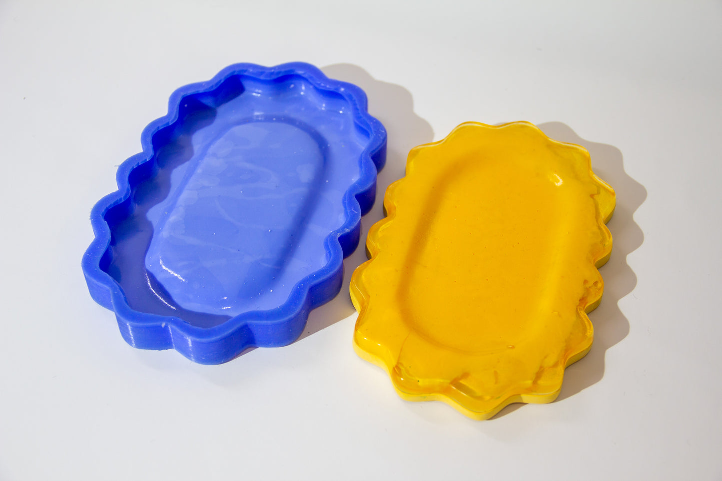 Scallop Edge Oval Dish Silicone Mould (no.143)