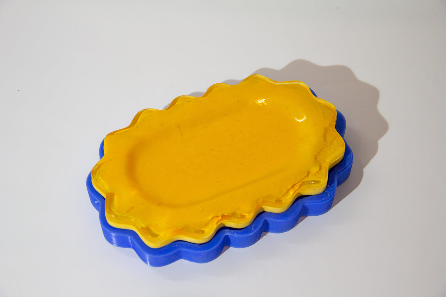 Scallop Edge Oval Dish Silicone Mould (no.143)