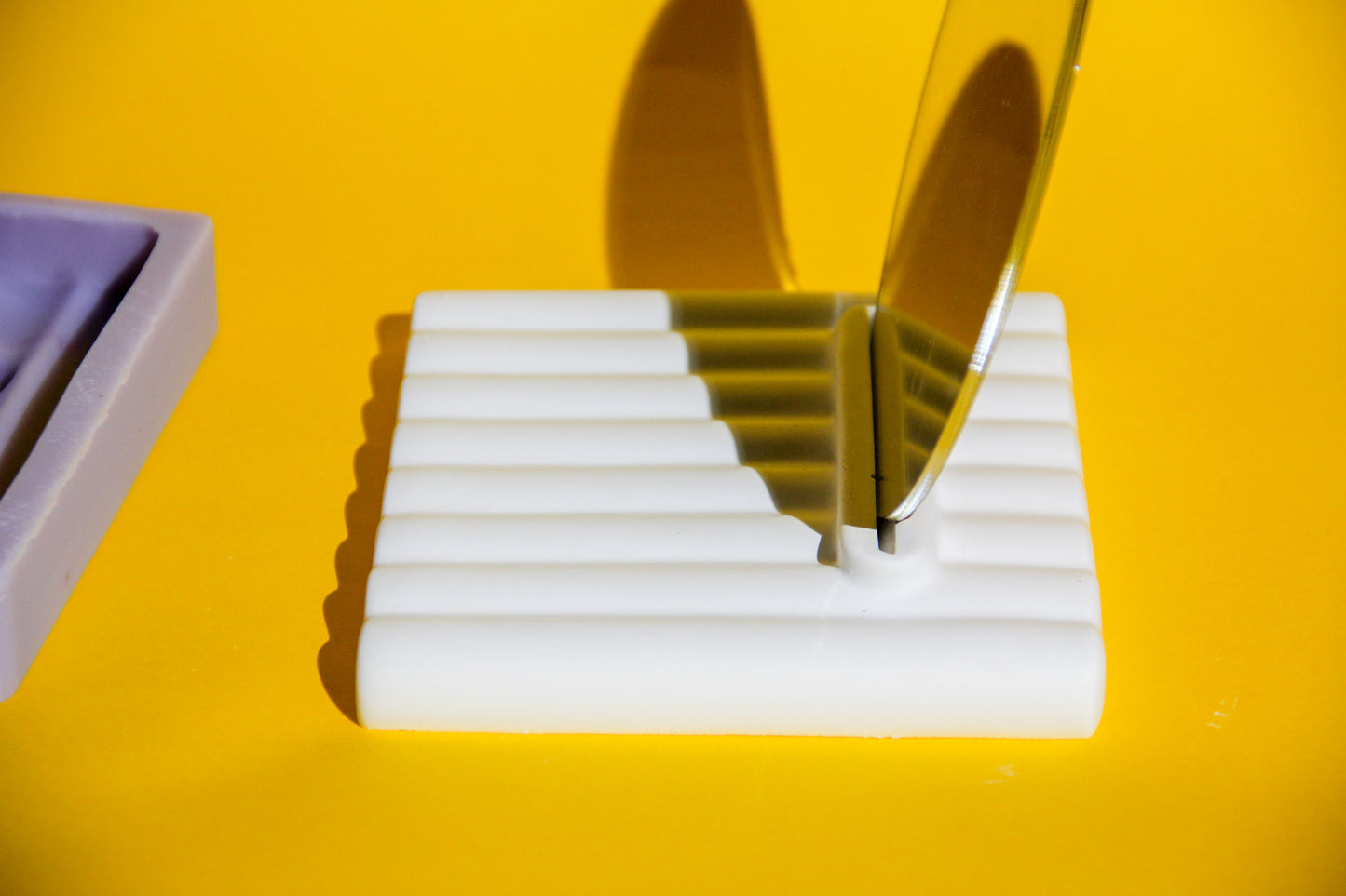 Wavy Mirror Holder Silicone Mould (no.136)