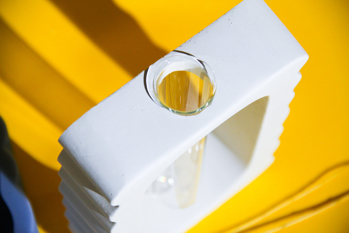 Wavy Glass Tube Holder Silicone Mould (no.137)