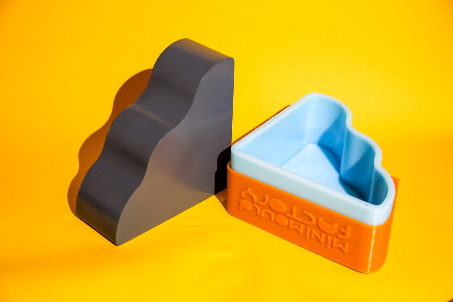 Wavy Bookend Stand Silicone Mould (no.138)