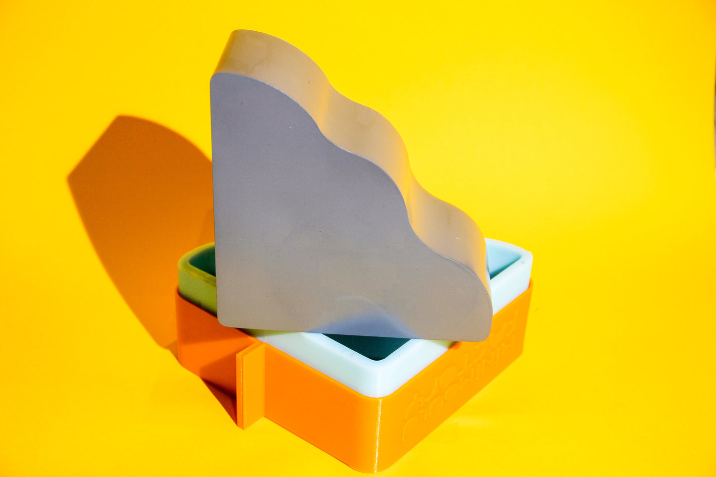 Wavy Bookend Stand Silicone Mould (no.138)