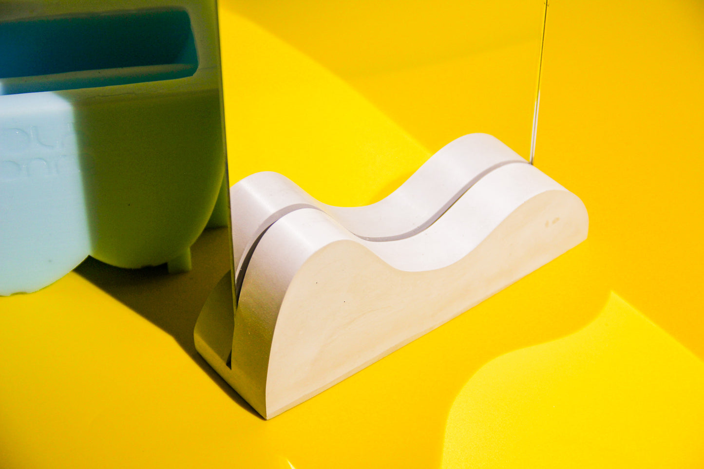 Wavy Mirror Holder Silicone Mould (no.155)