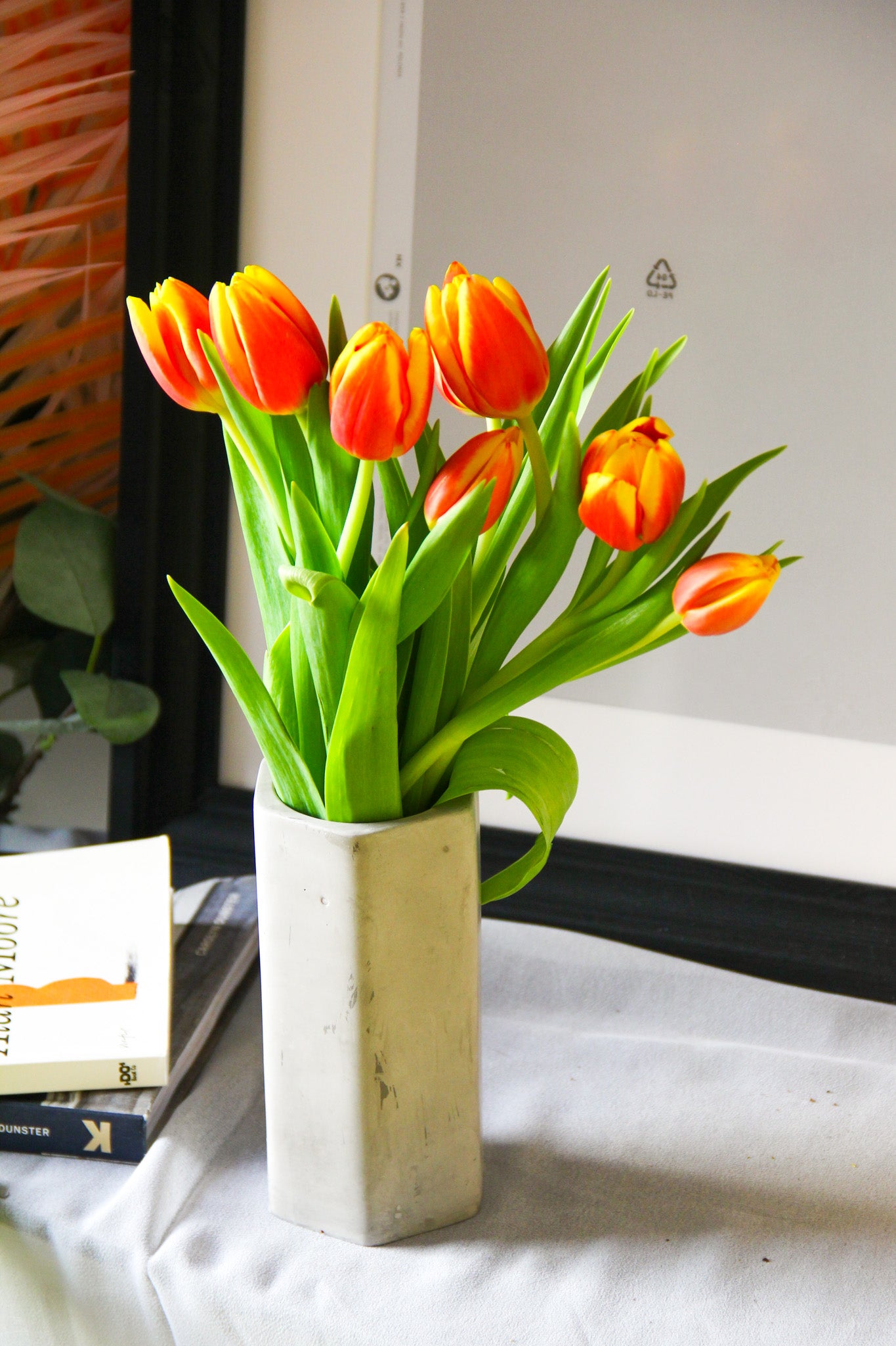 Tall Hexagon Vase Silicone Mould (no.156)