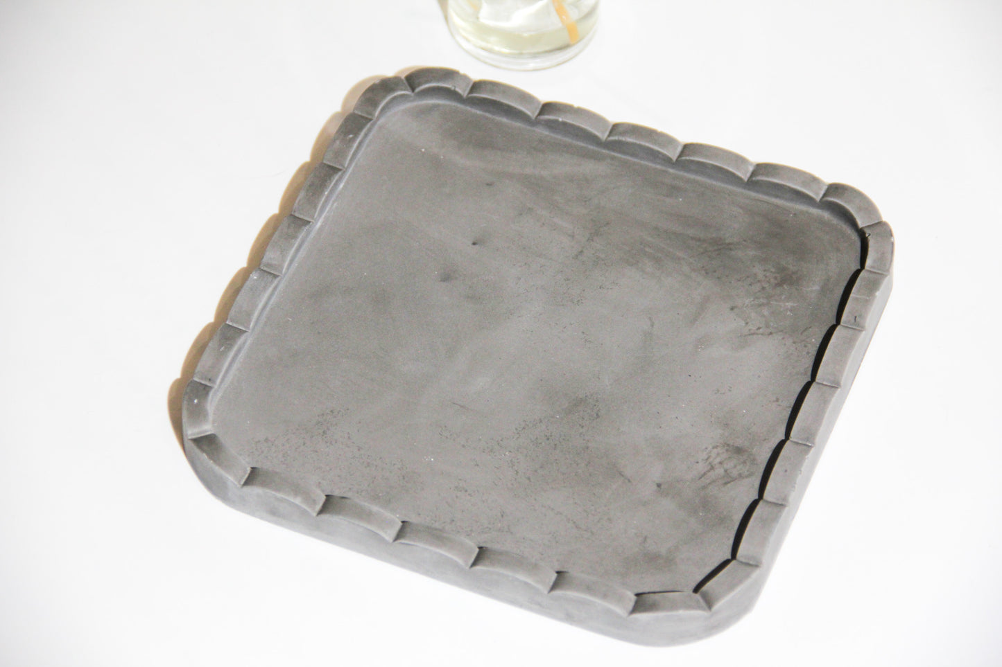 Scallop Edge Square Tray Silicone Mould (no.144)
