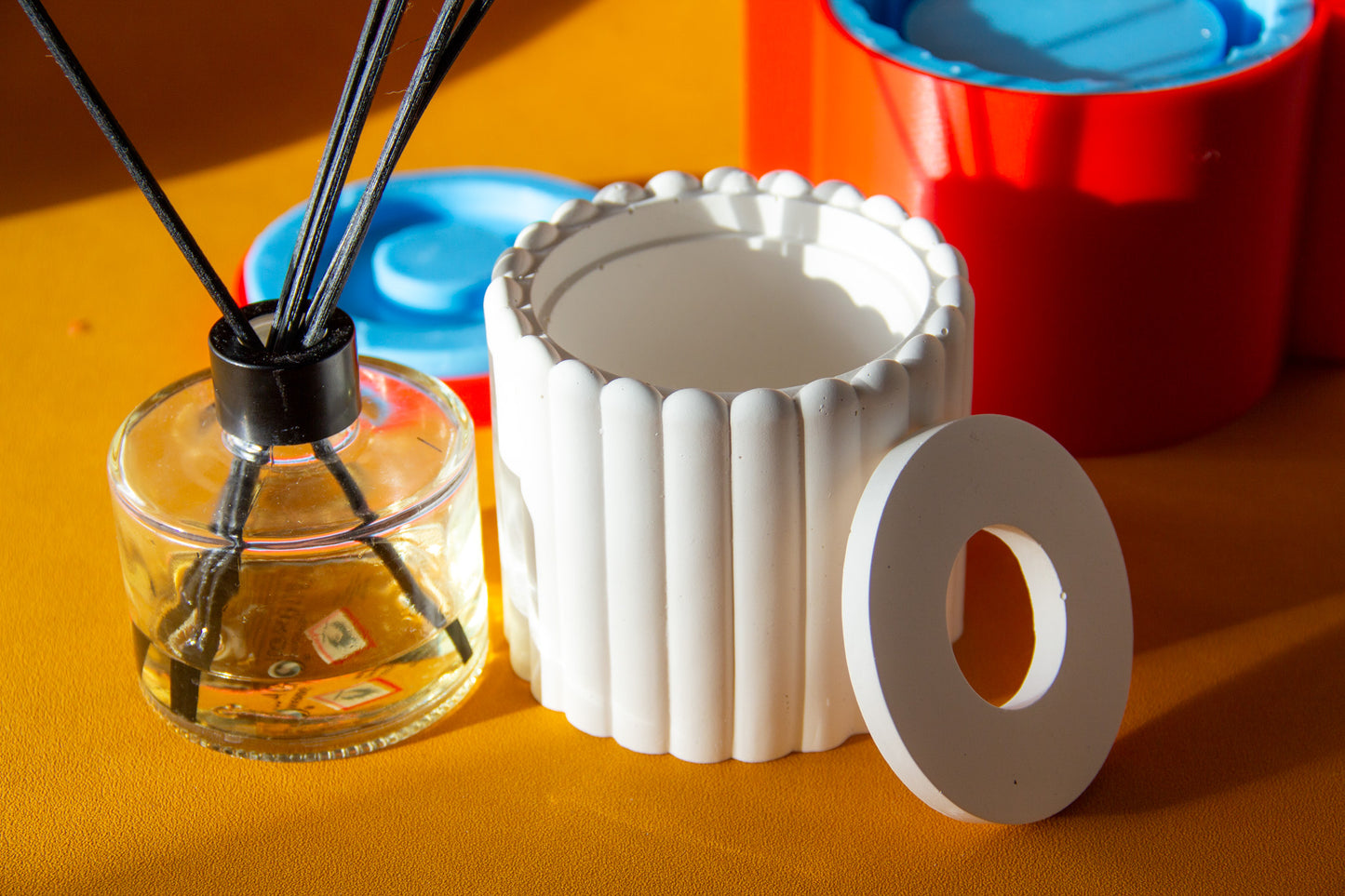 Textured 100ml Diffuser Bottle Holder Silicone Mould (no.152)