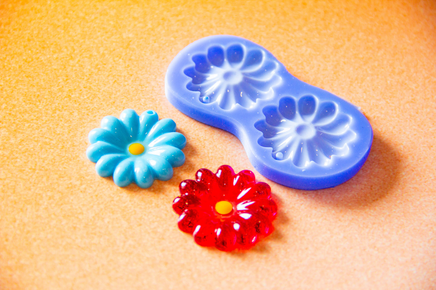 Flower Charm Silicone Mould (no.159)