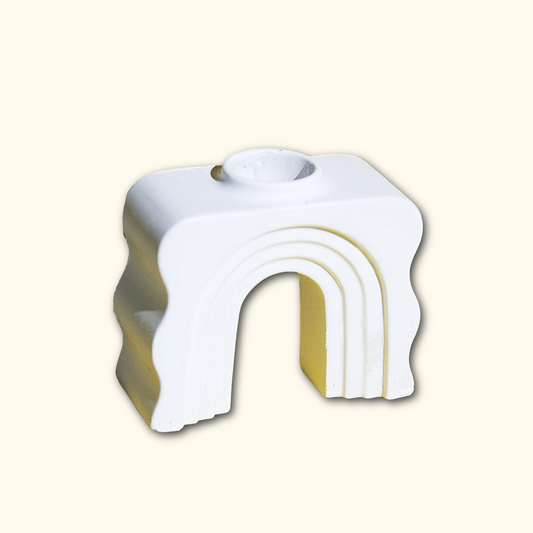 Rainbow Arch Candle Holder Silicone Mould (no.167)