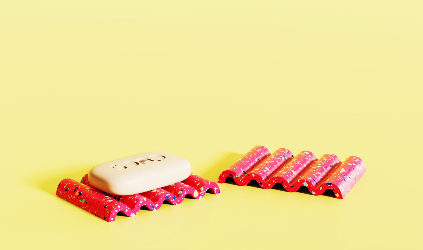 Wavy Soap Dish Silicone Mould (no.170)