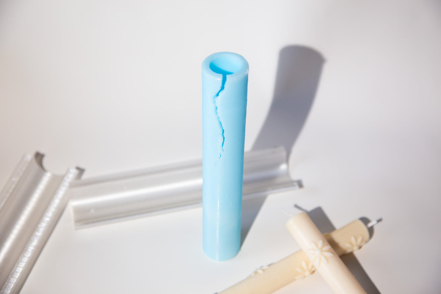 Daisy Candlestick Silicone Mould (no.131)